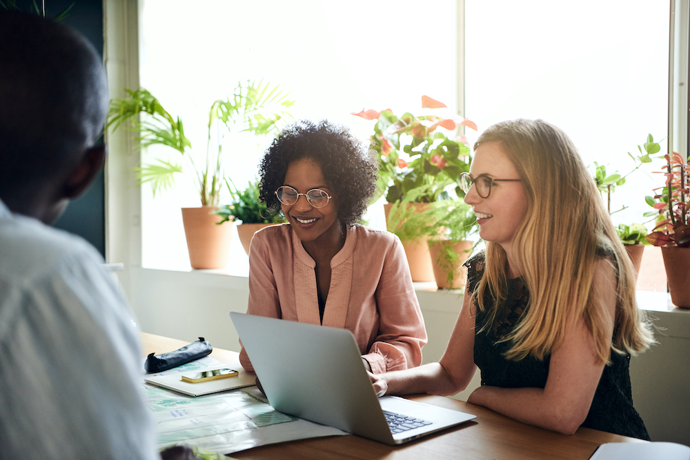 employee incentive program - happy group of employees