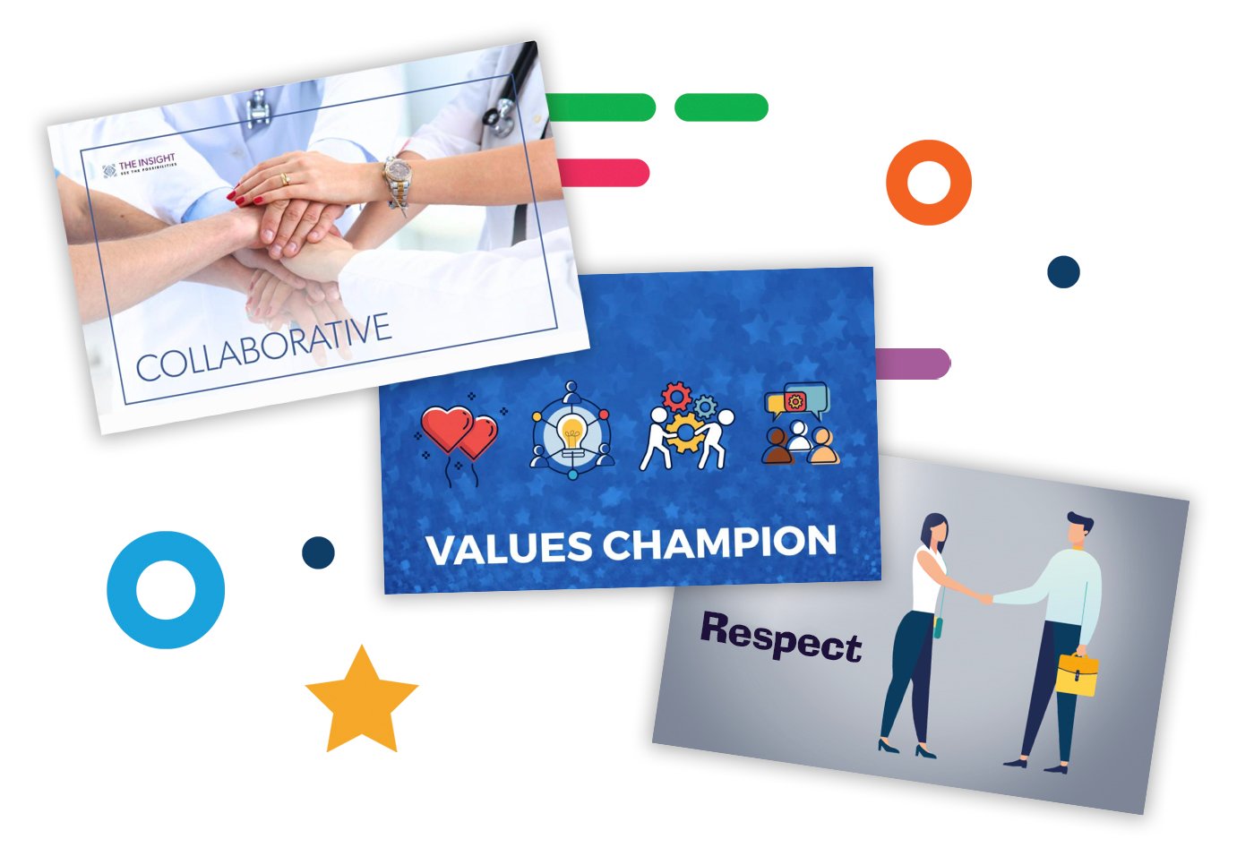 social recognition -  eCards about company values