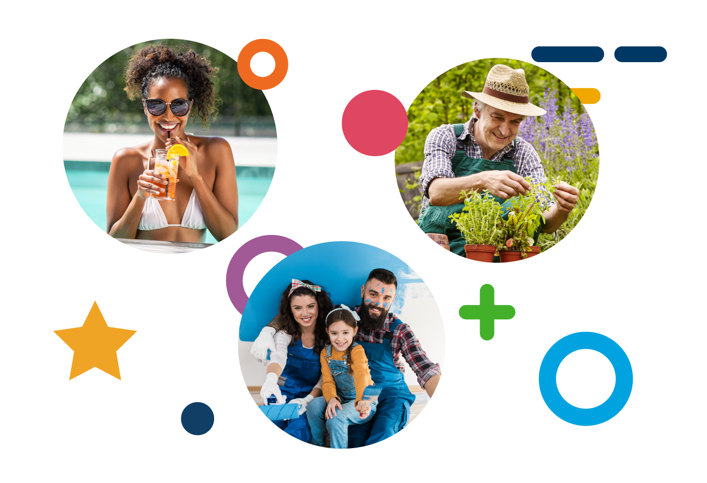 wellbeing center - happy people