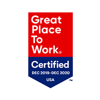 USA GPTW 2020: Great Places to Work Certified