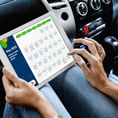 Mental Health Awareness Month Daily Activity Calendar